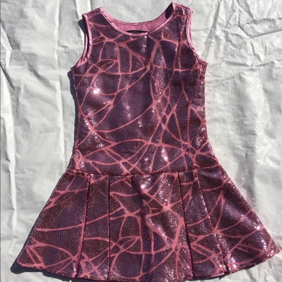 DOLLS & DIVA **Sequined Pink Party Dress***$145 - Picture 5 of 7